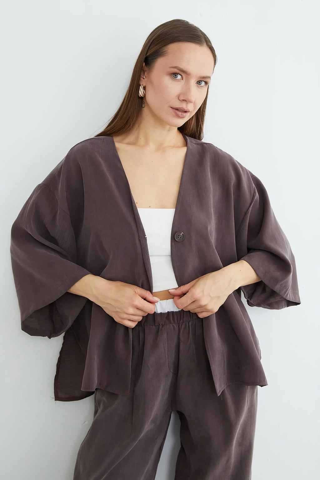 Women's Tencel cardigan, fourth colour – Fullamoda Jordan