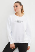 White | Central Park print sweatshirt | سويت شيرت مطبوع أبيض – Fullamoda Jordan