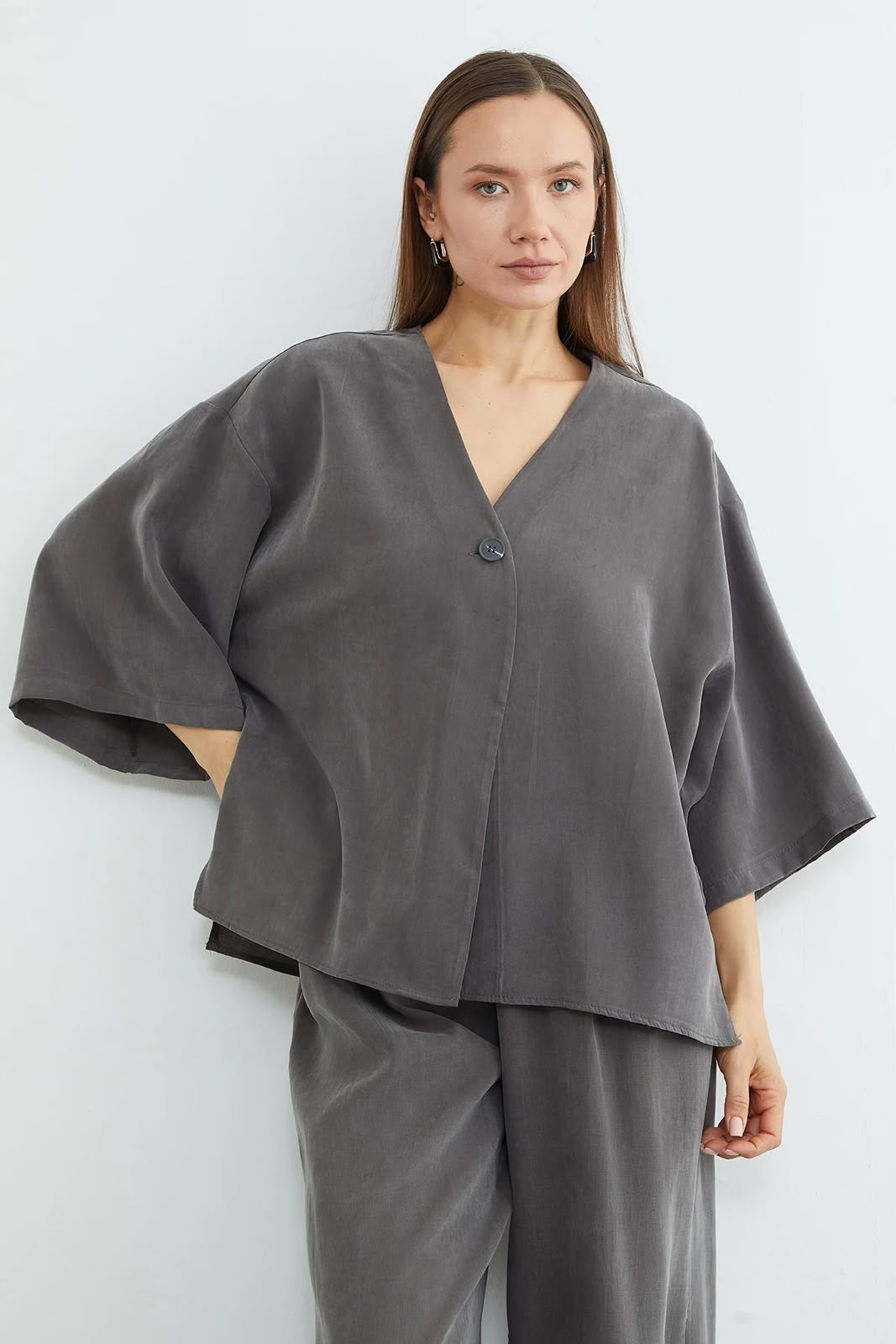 Women's Tencel cardigan, second colour – Fullamoda Jordan